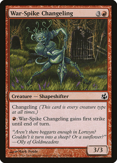MOR: War-Spike Changeling (Foil)