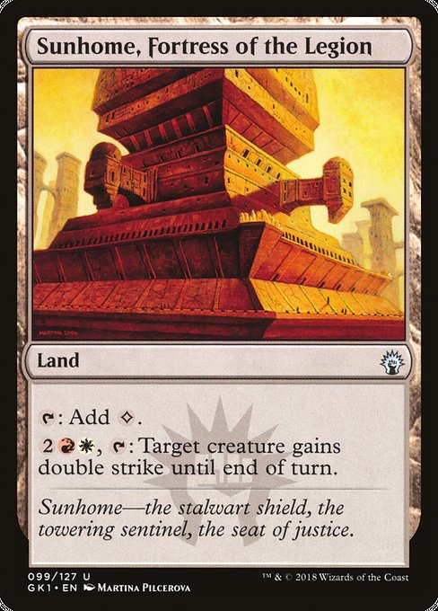 GK1: Sunhome, Fortress of the Legion
