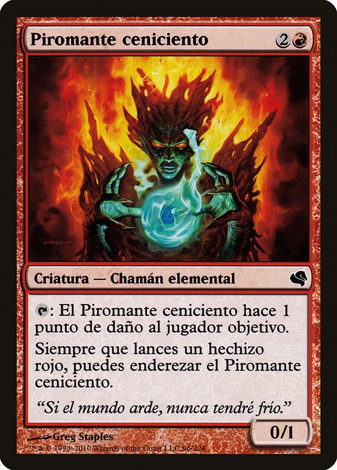 PS11: Cinder Pyromancer (Spanish) - "Piromante ceniciento"