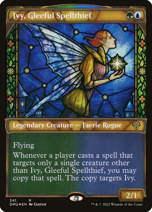 DMU: Ivy, Gleeful Spellthief (Textured Foil)