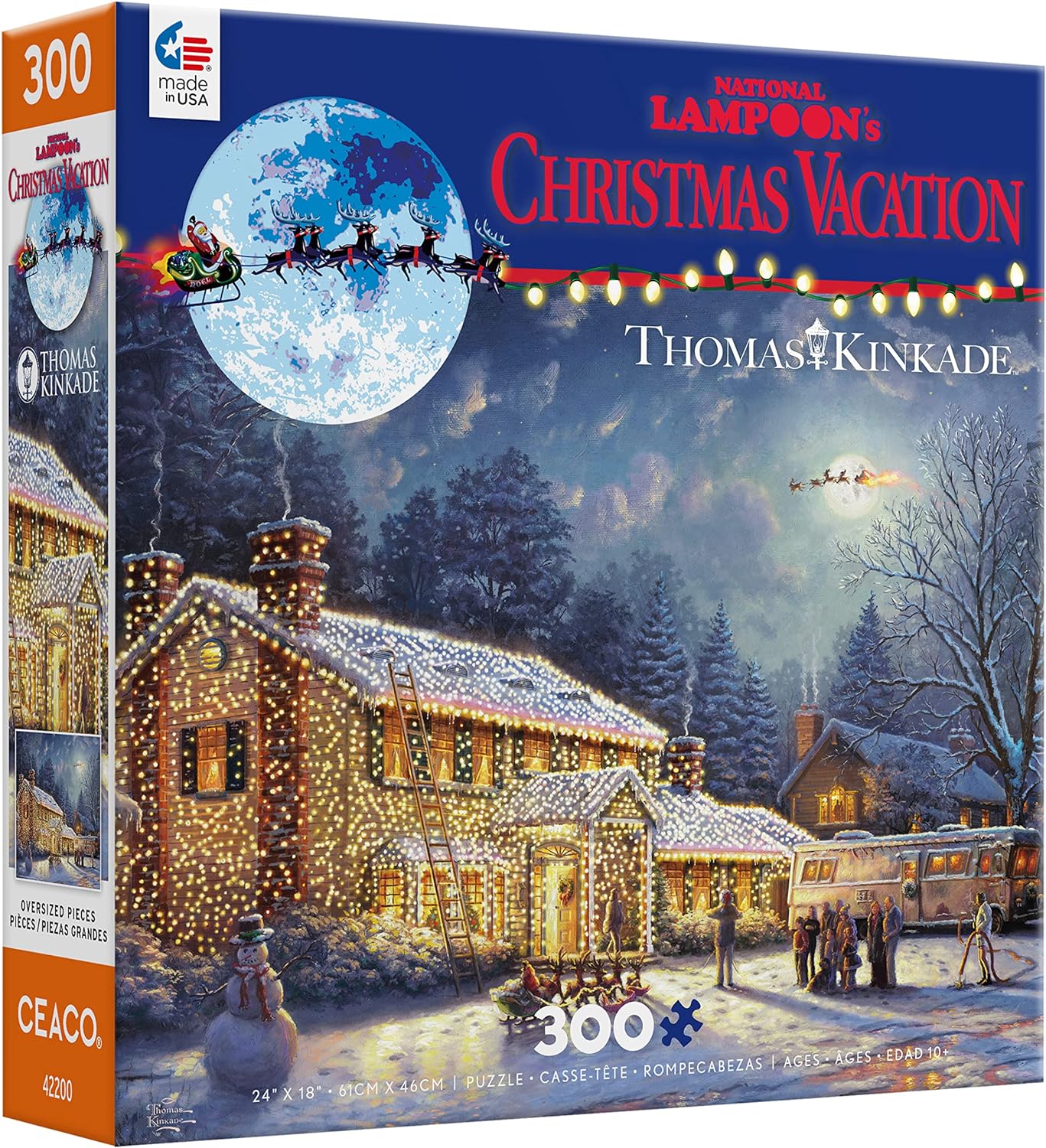 Thomas Kinkade - National Lampoon's Christmas Vacation (300 pc puzzle)