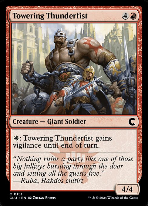CLU: Towering Thunderfist
