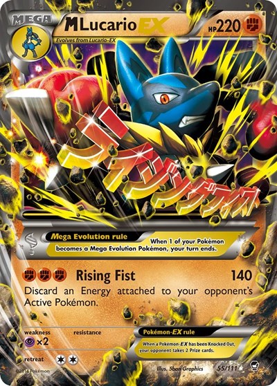 FFI: M Lucario EX (Holofoil)