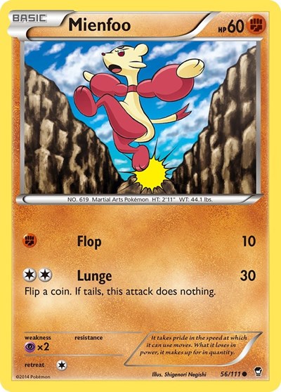 FFI: Mienfoo (Reverse Holofoil)