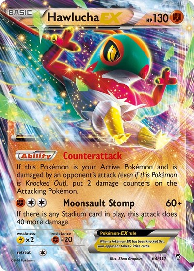 FFI: Hawlucha EX (Holofoil)