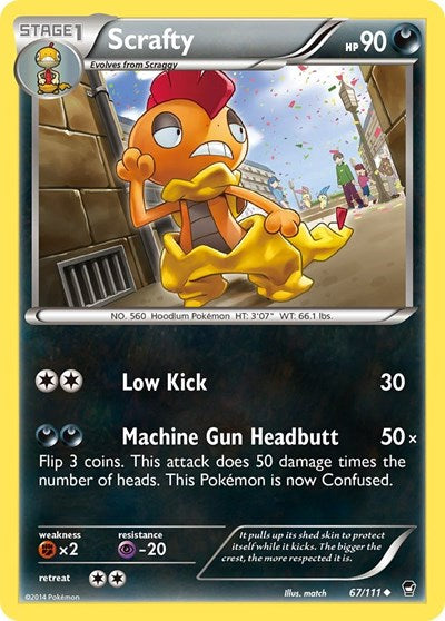 FFI: Scrafty (Reverse Holofoil)