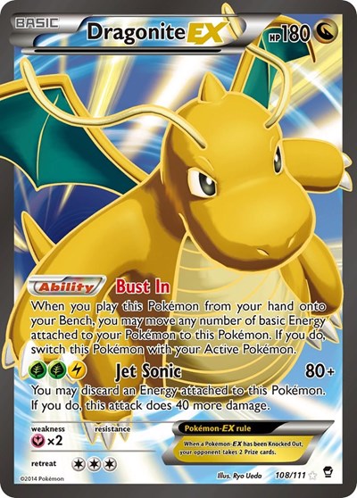 FFI: Dragonite EX (108 Full Art) (Holofoil)