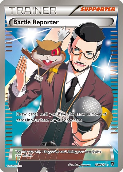 FFI: Battle Reporter (109 Full Art) (Holofoil)