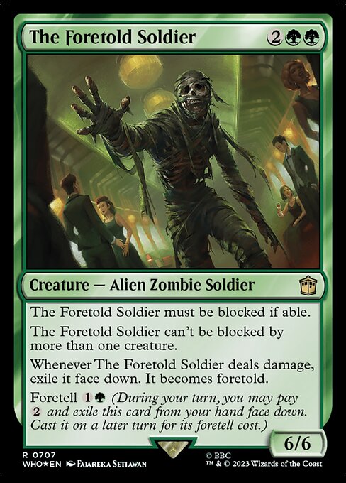 WHO: The Foretold Soldier (Surge Foil)