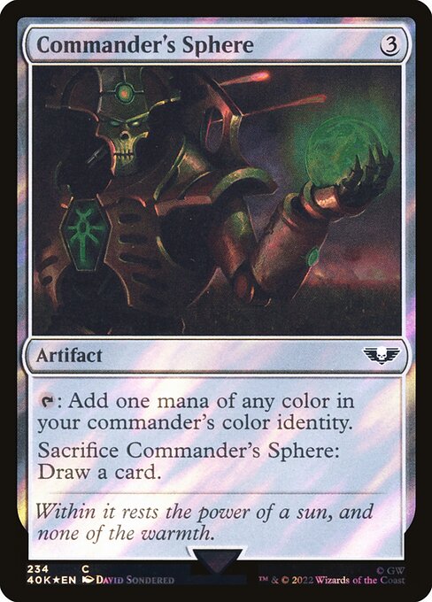 40K: Commander's Sphere (234) (Surge Foil)