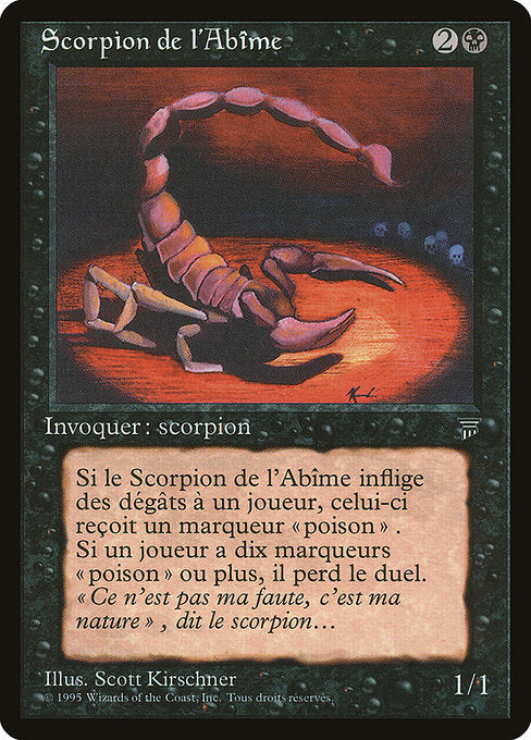 REN: Pit Scorpion (French) - "Scorpion de l'Abime"