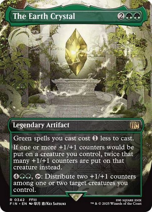 FIN: The Earth Crystal (Borderless) (Foil)