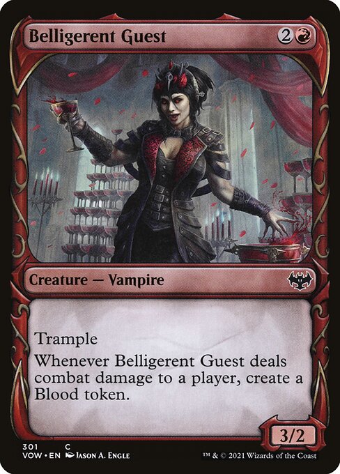 VOW: Belligerent Guest (Showcase) (Foil)