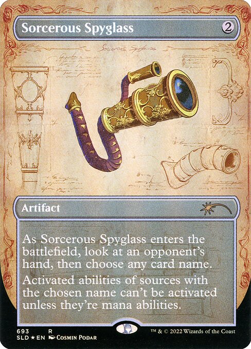 SLD: Sorcerous Spyglass (Borderless) (Foil)