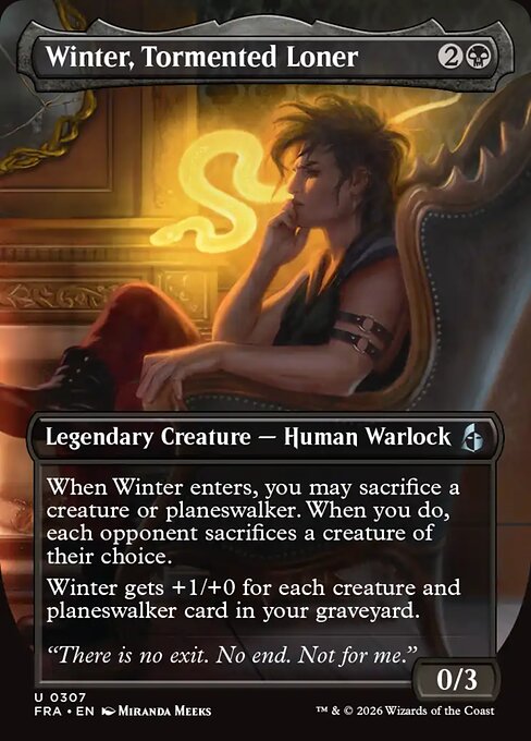 FRA: Winter, Tormented Loner (Borderless)