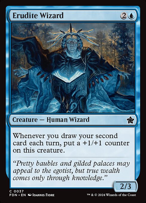FDN: Erudite Wizard (Foil)