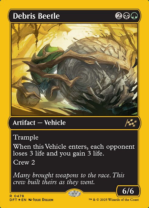 DFT: Debris Beetle (First-Place Foil)