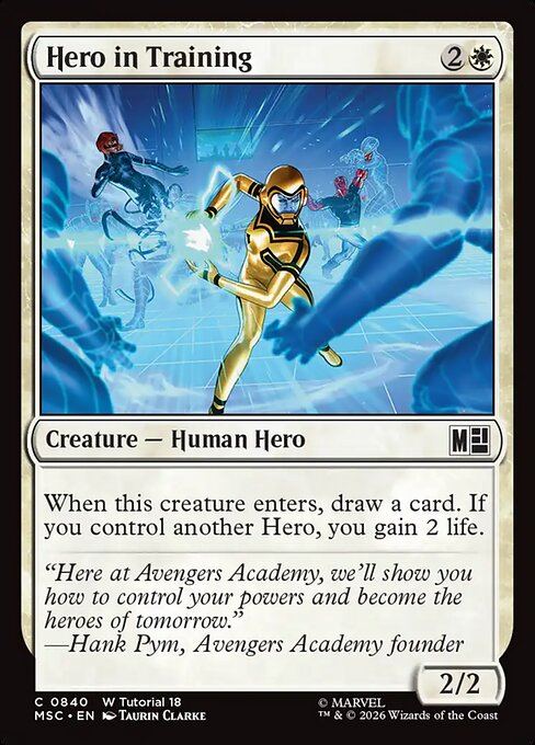 MSC: Hero in Training
