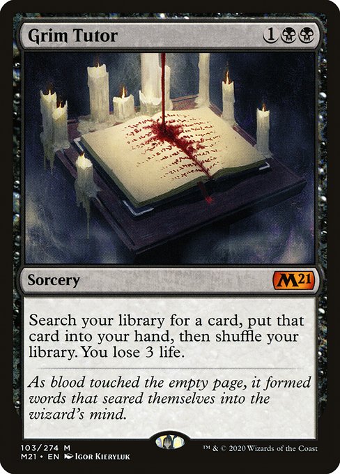 M21: Grim Tutor (Foil)