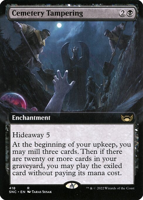 SNC: Cemetery Tampering (Extended Art) (Foil)