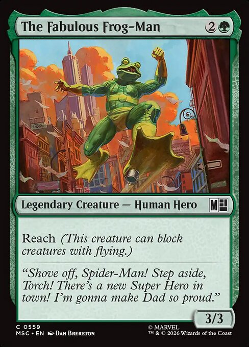 MSC: The Fabulous Frog-Man