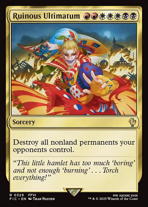 FIC: Ruinous Ultimatum (Foil)