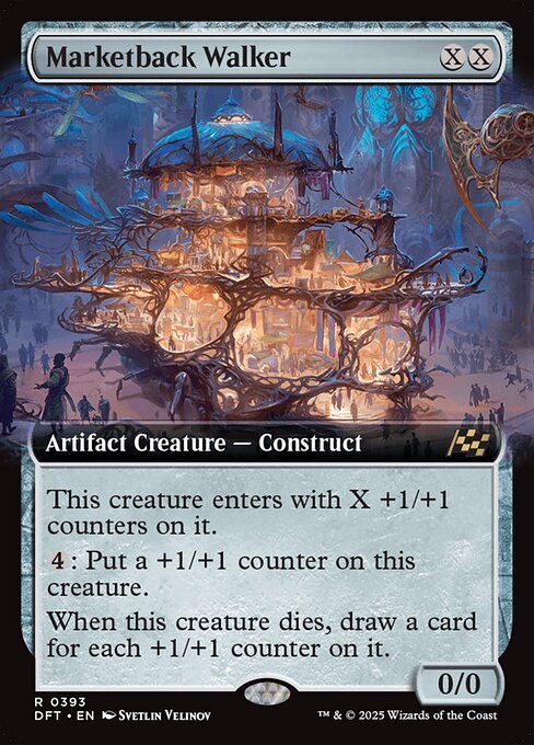 DFT: Marketback Walker (Extended Art) (Foil)