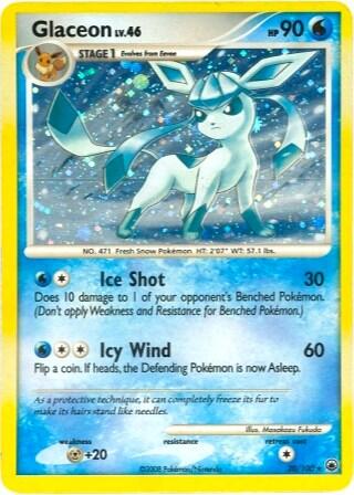 PR: Glaceon - 20/100 (DP Majestic Dawn) (Holofoil)