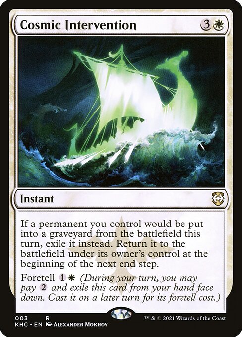 KHC: Cosmic Intervention