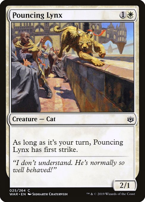 WAR: Pouncing Lynx (Foil)
