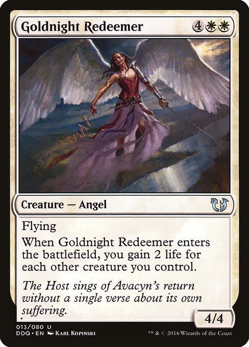 DDQ: Goldnight Redeemer