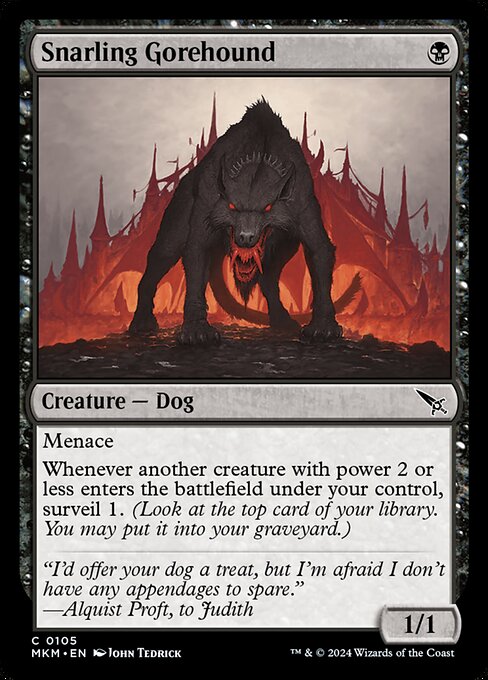 MKM: Snarling Gorehound (Foil)