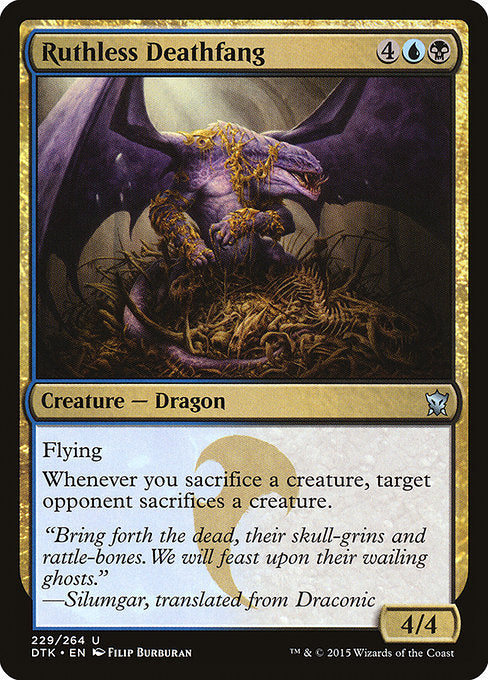 DTK: Ruthless Deathfang (Foil)