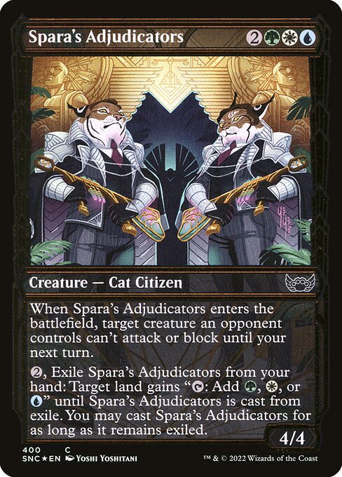 SNC: Spara's Adjudicators (Gilded Foil)