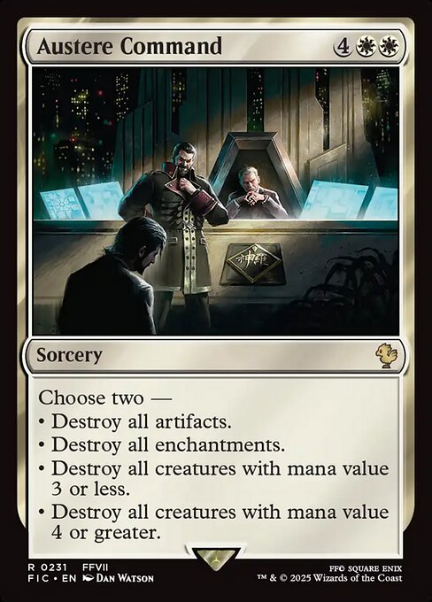 FIC: Austere Command
