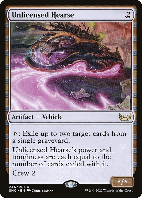 SNC: Unlicensed Hearse (Foil)