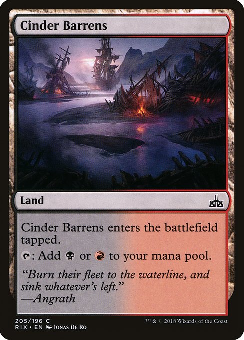 RIX: Cinder Barrens