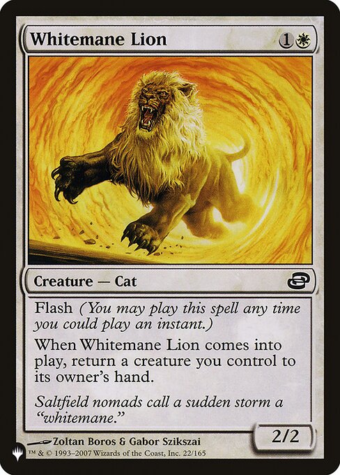 PLST: Whitemane Lion (PLC)