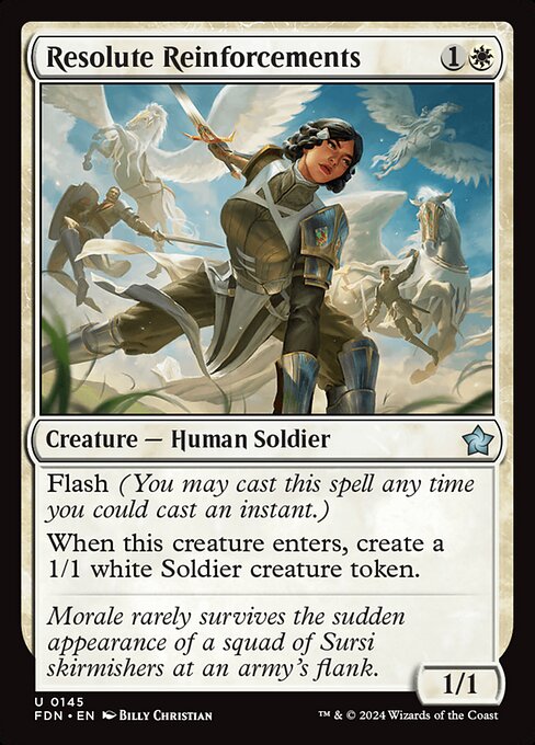 FDN: Resolute Reinforcements (Foil)
