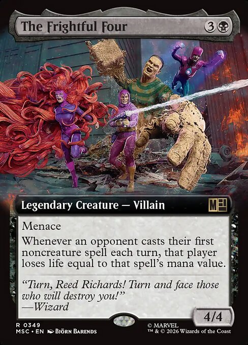 MSC: The Frightful Four (Extended Art)