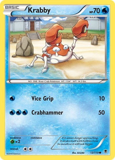PHF: Krabby (Reverse Holofoil)