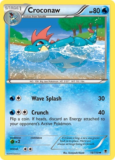PHF: Croconaw (Reverse Holofoil)