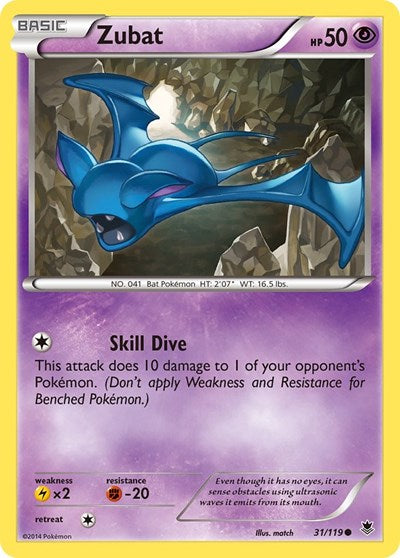 PHF: Zubat (Reverse Holofoil)