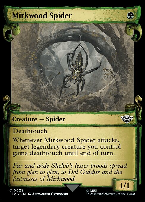 LTR: Mirkwood Spider (Showcase Scrolls) (Foil)