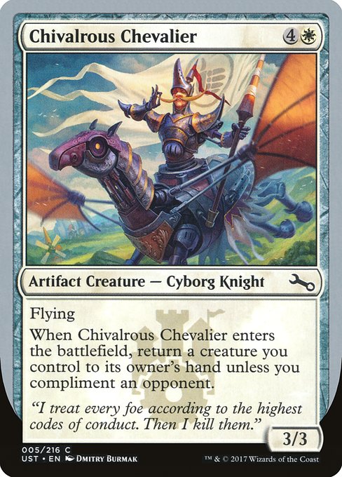UST: Chivalrous Chevalier
