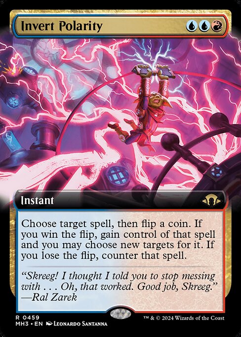 MH3: Invert Polarity (Extended Art) (Foil)