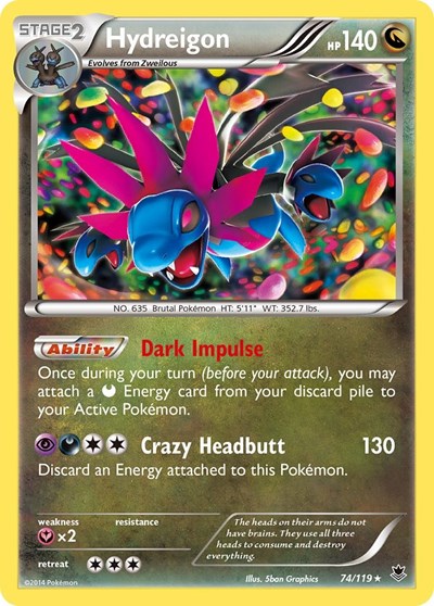 PHF: Hydreigon (Reverse Holofoil)