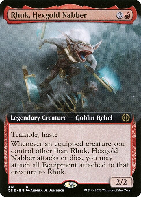 ONE: Rhuk, Hexgold Nabber (Extended Art) (Foil)