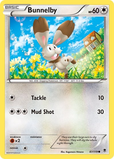 PHF: Bunnelby (Reverse Holofoil)