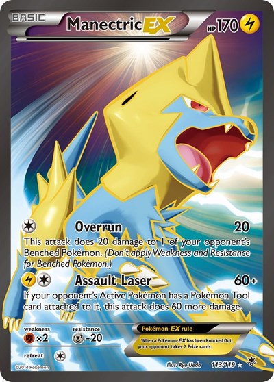 PHF: Manectric EX (113 Full Art) (Holofoil)